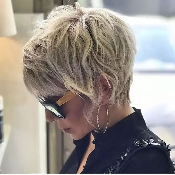Long Layered Pixie Cut For Thick Hair
